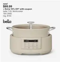 JC Penney bella 7-Qt. Multicooker offer