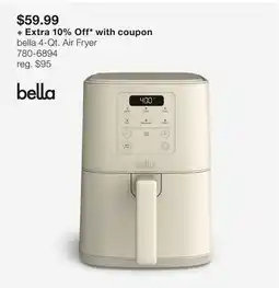 JC Penney bella 4-Qt. Air Fryer offer