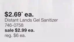 JC Penney Distant Lands Gel Sanitizer offer