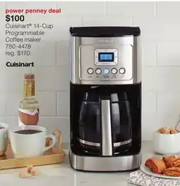 JC Penney Cuisinart 14-Cup Programmable Coffee maker offer