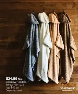 JC Penney Bearpaw Hooded Throw offer