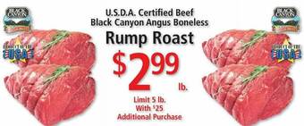 FoodFair Rump Roast offer