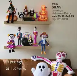 JC Penney Layerings Halloween Decor offer