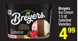 Super King Markets Breyers Ice Cream offer