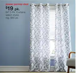 JC Penney 84 2-Pk. Curtains offer