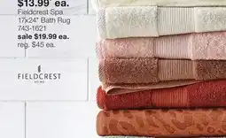 JC Penney Fieldcrest Spa 17x24 Bath Rug offer