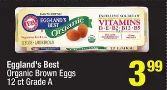 Super King Markets Eggland's Best Organic Brown Eggs offer