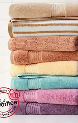 JC Penney Liz Claiborne Signature Plush Solid, Logo Or Textured Bath Towel offer