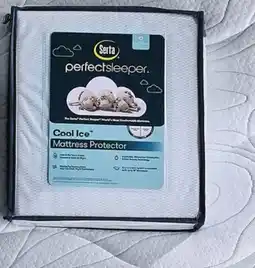 JC Penney Serta Perfect Sleeper Cool Ice Twin Mattress Protector offer