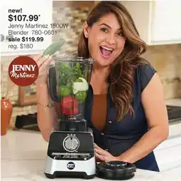 JC Penney Jenny Martinez 1500W Blender offer