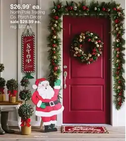 JC Penney North Pole Trading Co. Porch Decor offer