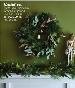 JC Penney North Pole Trading Co. Wreath Or Garland offer