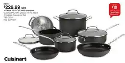 JC Penney Cuisinart Chef's Classic 11-Pc. Hard Anodized Cookware Set offer