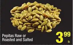 Super King Markets Pepitas Raw or Roasted and Salted offer