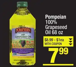 Super King Markets Pompeian 100% Grapeseed Oil 68 oz offer