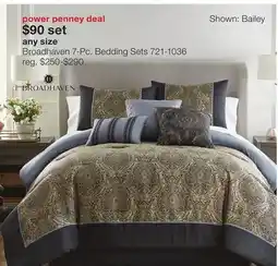 JC Penney Broadhaven 7-Pc. Bedding Sets offer