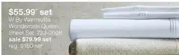 JC Penney W By Wamsutta Wondercale Queen Sheet Set offer