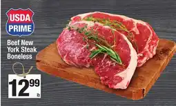 Super King Markets Beef New York Steak Boneless offer
