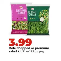 Hy-Vee Dole chopped or premium salad kit offer