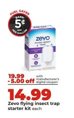 Hy-Vee Zeko flying insect trap starter kit offer