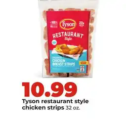 Hy-Vee Tyson restaurant style chicken strips offer