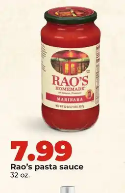 Hy-Vee Rao's pasta sauce offer