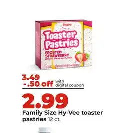 Hy-Vee Family Size Hy-Vee toaster pastries offer