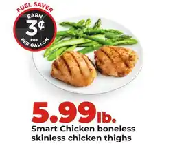 Hy-Vee Smart Chicken boneless skinless chicken thighs offer