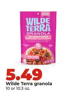 Hy-Vee Wilde Terra granola offer