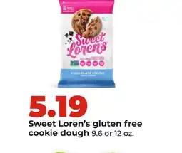 Hy-Vee Sweet Loren's gluten free cookie dough offer