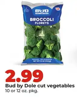 Hy-Vee Bud by Dole cut vegetables offer