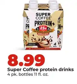 Hy-Vee Super Coffee protein drinks offer
