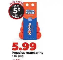Hy-Vee Poppies mandarins offer