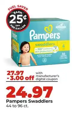 Hy-Vee Pampers Swaddlers offer