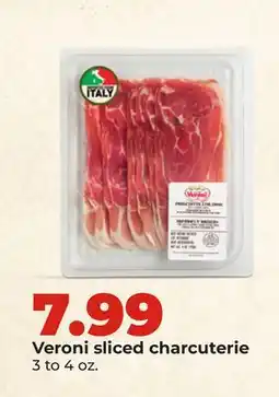 Hy-Vee Veroni sliced charcuterie offer