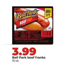 Hy-Vee Ball Park beef franks offer
