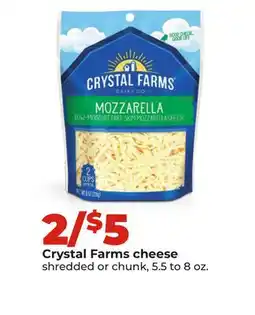 Hy-Vee Crystal Farms cheese offer