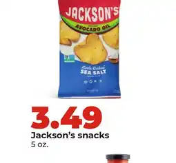 Hy-Vee Jackson's snacks offer