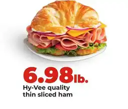 Hy-Vee Hy-Vee quality thin sliced ham offer