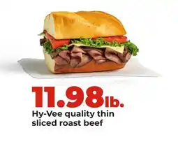 Hy-Vee Hy-Vee quality thin sliced roast beef offer