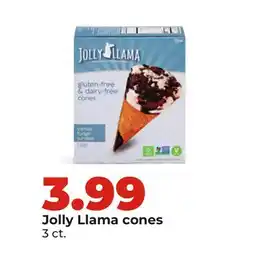 Hy-Vee Jolly Llama cones offer