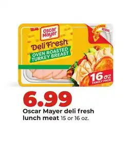 Hy-Vee Oscar Mayer deli fresh lunch meat offer