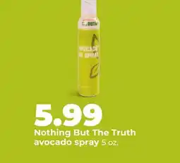 Hy-Vee Nothing But The Truth avocado spray offer