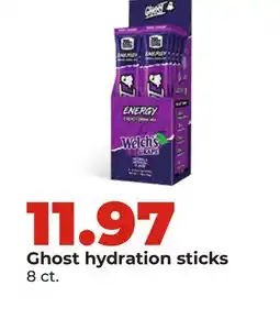 Hy-Vee Ghost hydration sticks offer