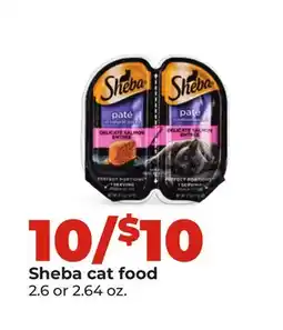 Hy-Vee Sheba cat food offer