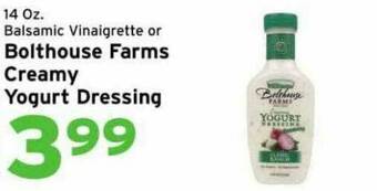 Hannaford Bolthouse Farms Creamy Yogurt Dressing offer
