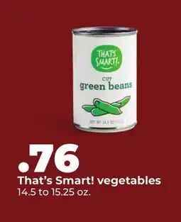 Hy-Vee That's Smart! vegetables offer