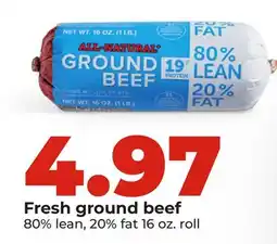 Hy-Vee Fresh ground beef offer