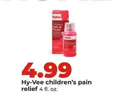 Hy-Vee Hy-Vee children's pain relief offer