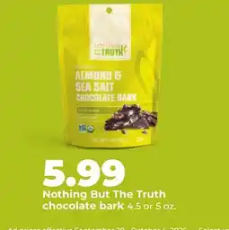 Hy-Vee Nothing But The Truth chocolate bark offer